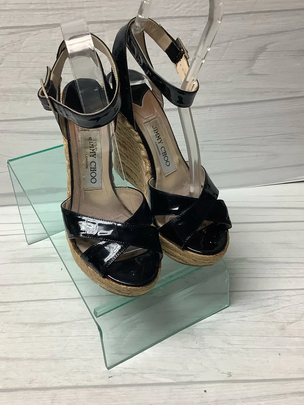Jimmy Choo Espadrille Wedge Sandals